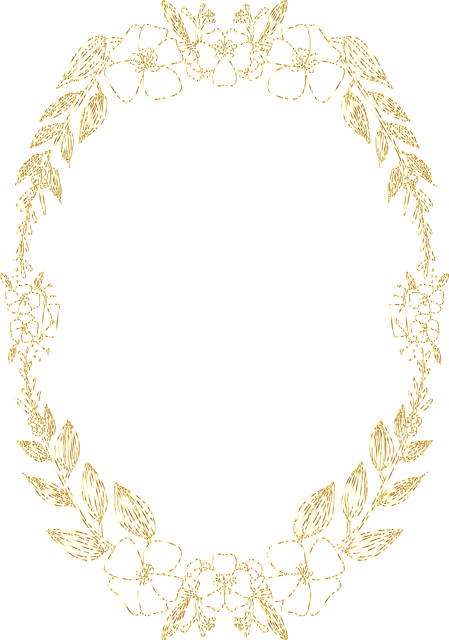 Free flowers frame border vector