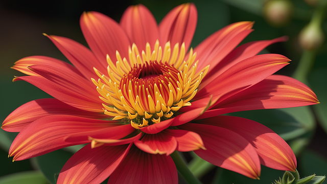Free ai generated flower red flower illustration