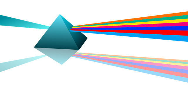 Free prism futuristic technology vector