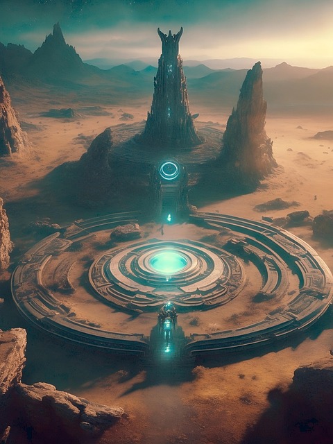 Download free HD stock image of Ai Generated Desert Free ai generated desert nature illustration