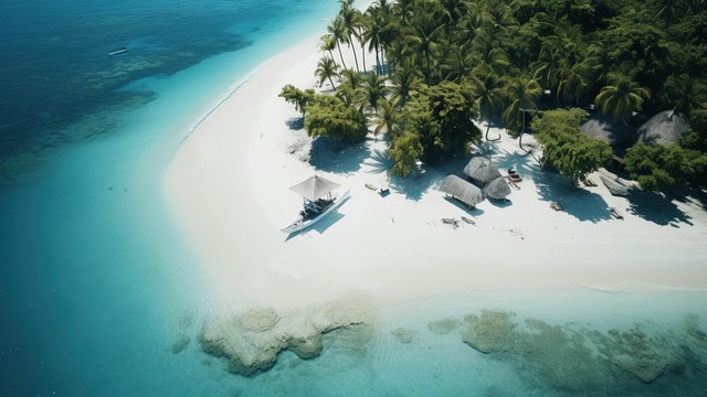 Playa De Arena Blanca, Filipinas