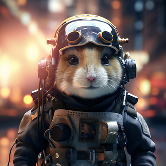 Free Ai Generated Hamster illustration and picture