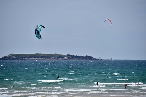 Free Sky Surfing Ocean photo and picture