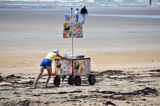 Free Ocean Ice Cream Man photo and picture