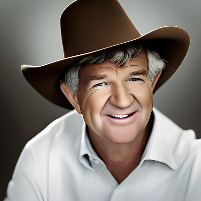 Free man model portrait illustration