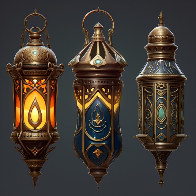 Free lamps lights oil lamp illustration