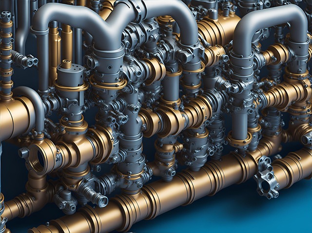 Free pipes industry metal illustration