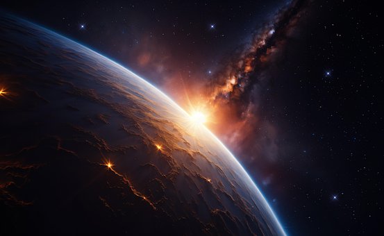 Rom, Univers, Stjerner, Planet, Jord
