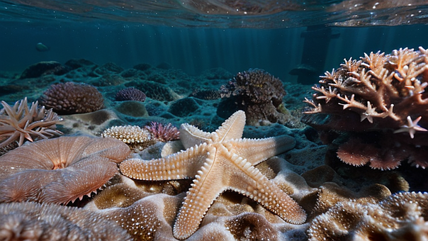 Estrela Do Mar, Vida Marinha