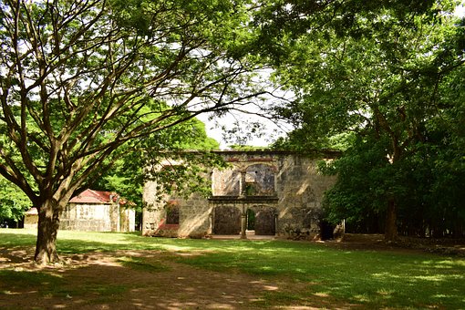 Español, Ruina, Castillo, Colonial