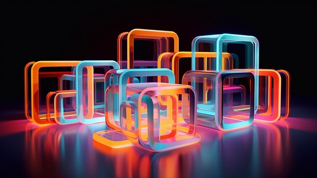 Free abstract abstraction architecture illustration