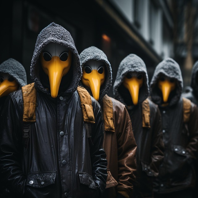 Free mask revolt anonymous illustration