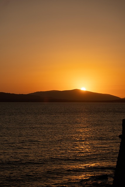 Luz, Verão, Pôr Do Sol, Mar, Oceano