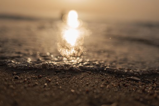 Mar, Areia, Natureza, Pôr Do Sol, Oceano