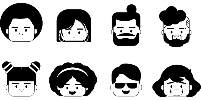 Free Expression People vector and picture