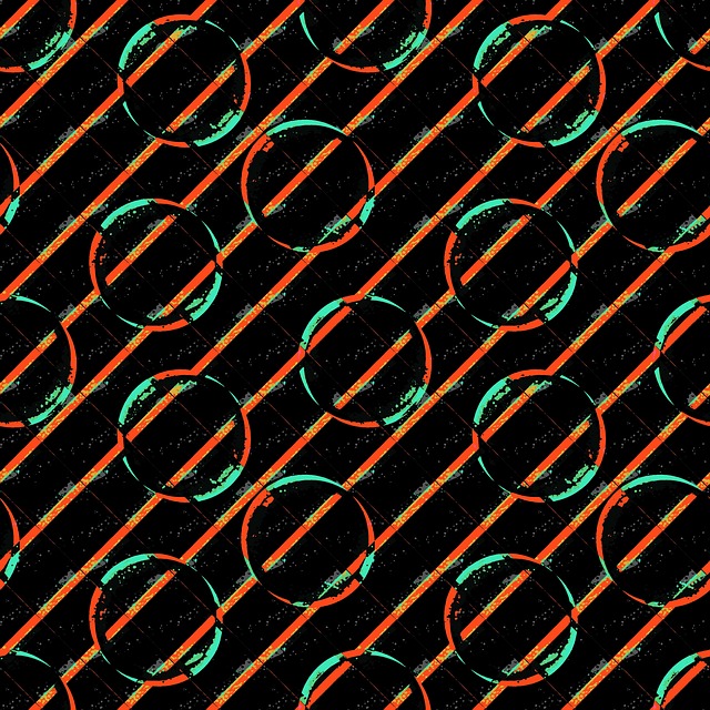 Free bubbles circles pattern illustration