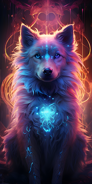 Free ai generated dog pet illustration