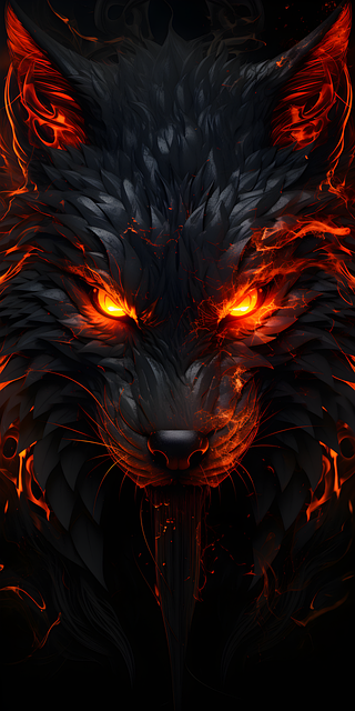 Free ai generated nature kitsune illustration
