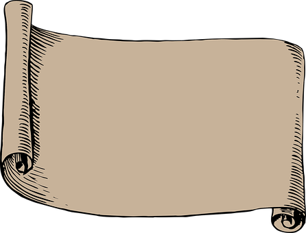 Rulle, Pergament, Papir, Banner, Tegning