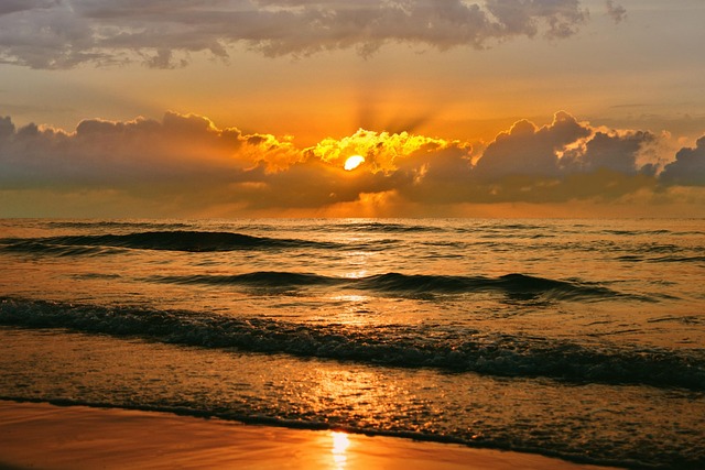 Noite, Paisagem, Natureza, Mar, Surfar