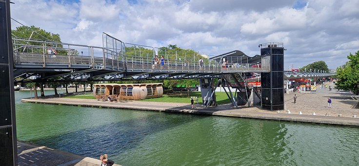 La Villette, Canal, Parque, Verão