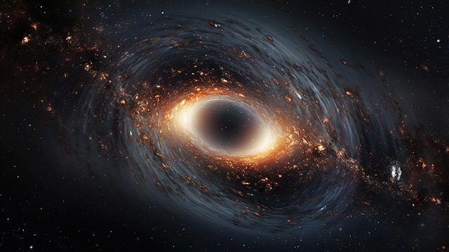 Free space odyssey 21st century black hole illustration