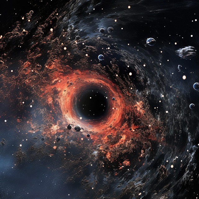 Free space odyssey 21st century black hole illustration