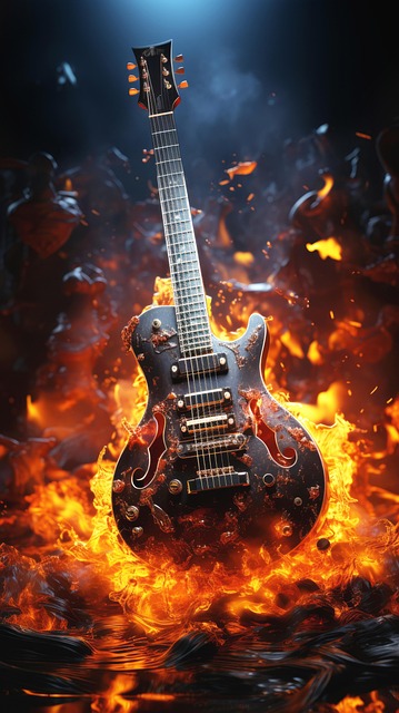 Free Background Image Guitar illustration and picture