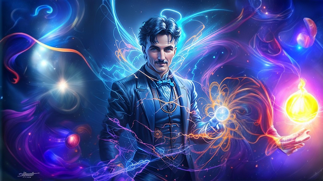 Free Ai Generated Tesla illustration and picture