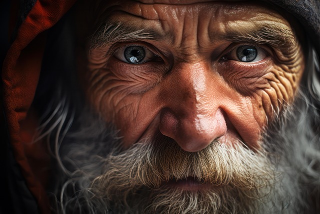 Free ai generated man elderly illustration