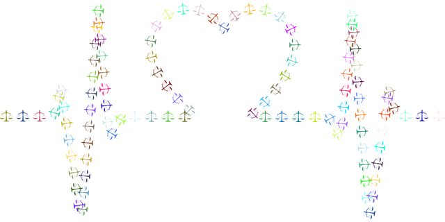 Free heart scale heartbeat vector