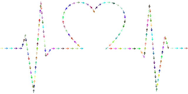 Free ekg arrows direction illustration