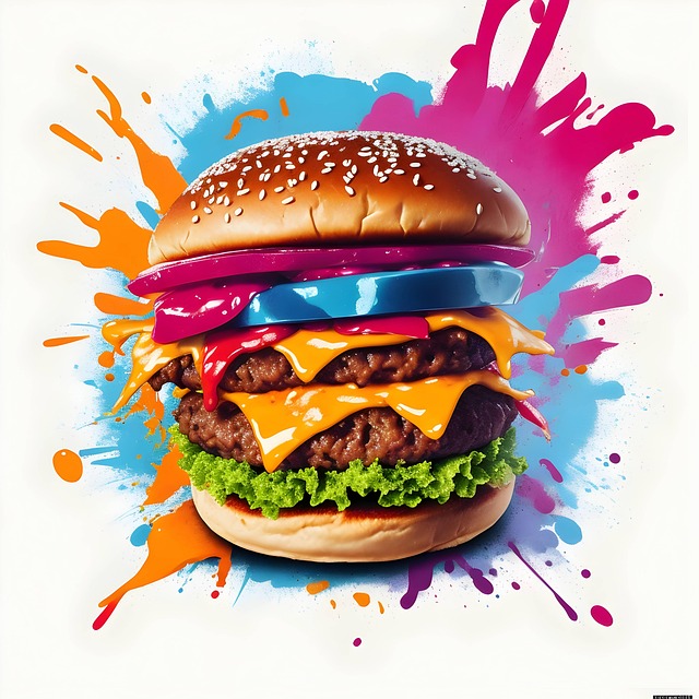 Free tomato fast beef illustration