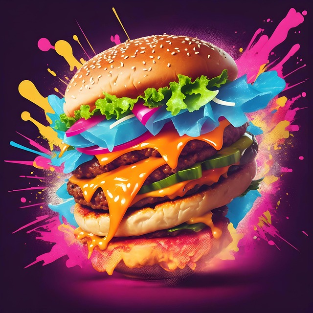 Free tomato fast beef illustration