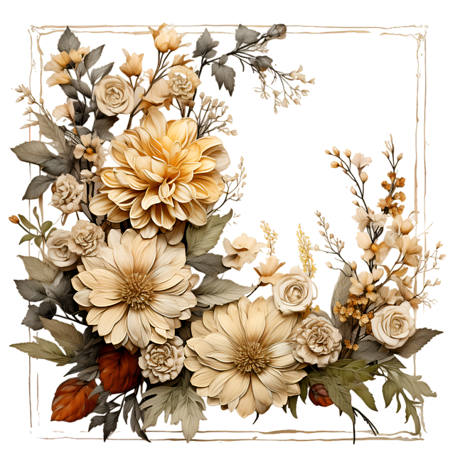 Free ai generated flowers floral illustration
