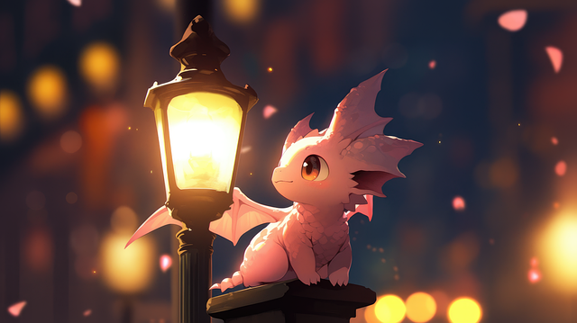 Download free HD stock image of Ai Generated Dragon Free ai generated dragon lamp illustration