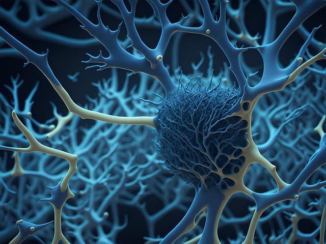 Free synapse brain network illustration