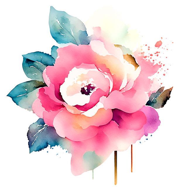 Free ai generated flower rose illustration