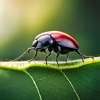 Free Ai Generated Beetle illustration and picture