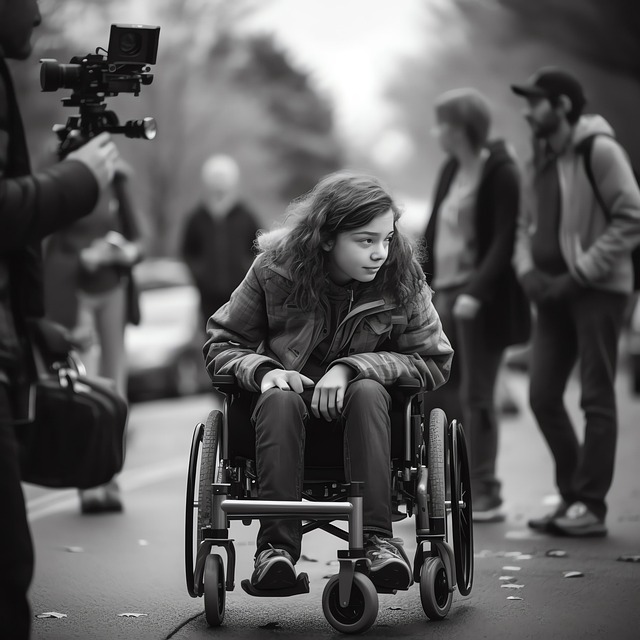 Free ai generated inclusion wheelchair users illustration