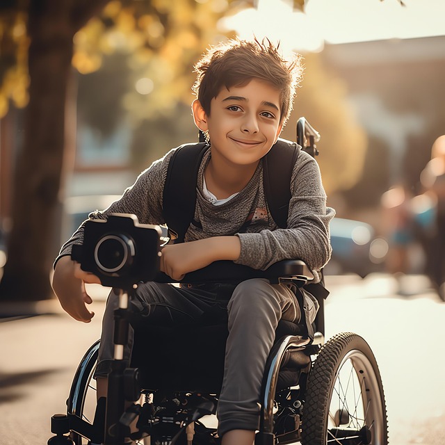 Free ai generated inclusion wheelchair users illustration
