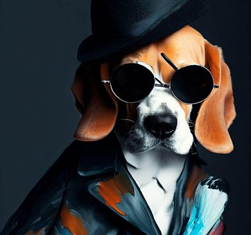 Free Ai Generated Dog illustration and picture
