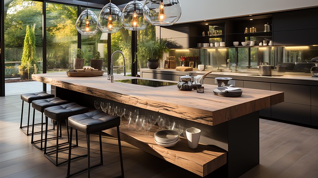 Free ai generated kitchen interior design illustration