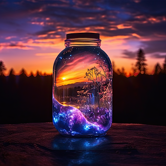 Free Ai Generated Jar illustration and picture