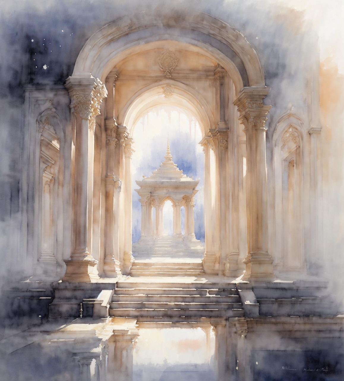 Download Pillars Arch Architecture Royalty-Free Stock Illustration