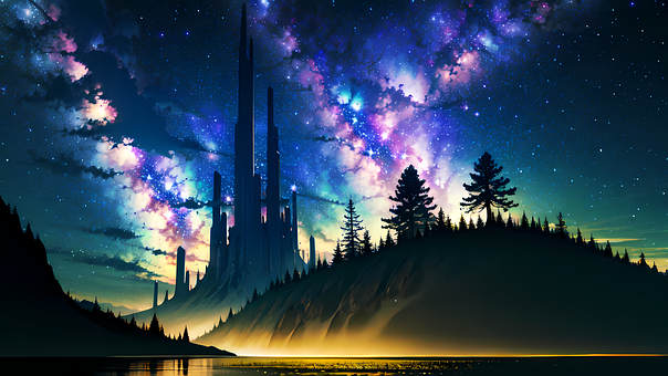 Free Space Star illustration and picture