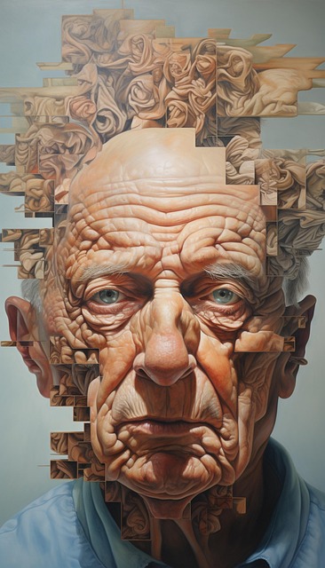Free ai generated man old illustration