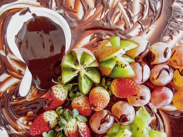 Free Chocolate Fruit photo and picture