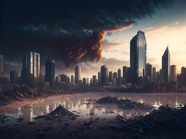 Free ai generated apocalypse war illustration