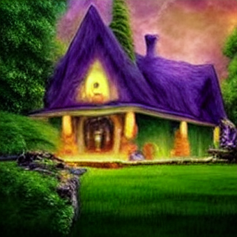 Free Fariy Tale Magic House illustration and picture